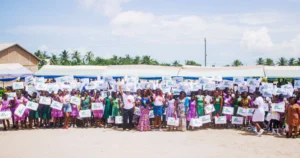 The Florence Mensah Foundation and Reflo Company Ltd Kickstart their “1000 girls” project in Keta